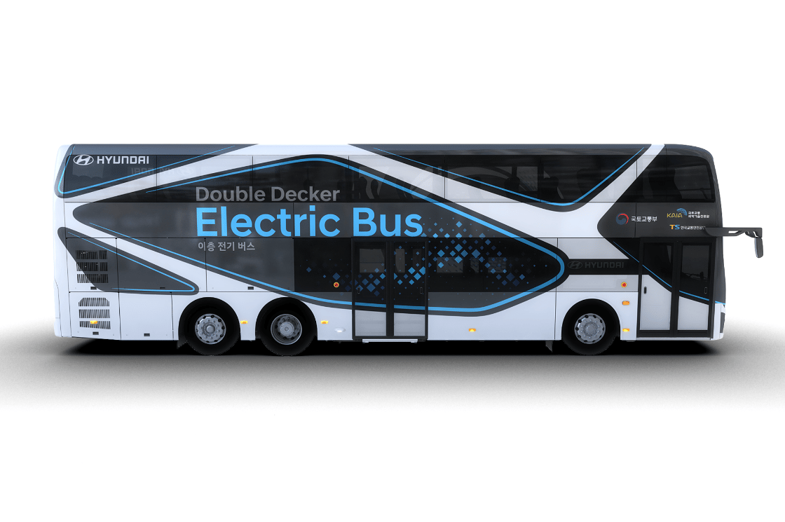 Hyundai Motor Introduces Electric DoubleDecker Bus